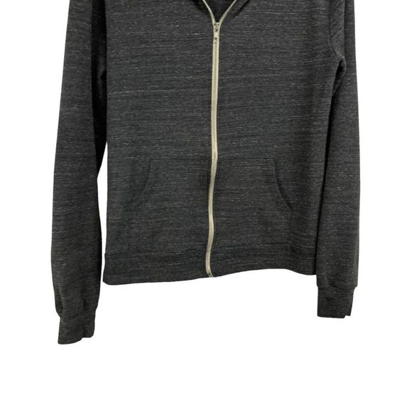 Threads 4 Thought Men's size Small Charcoal Gray Zipper Front Hoodie Jacket - Picture 8 of 10